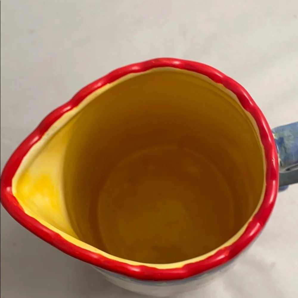 Kimberly Hodges Cupcakes and Cartwheels multicolor pitcher